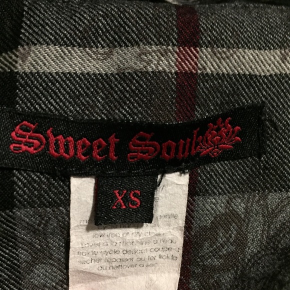 Sweet Soul Size XS Plaid Jacket - Picture 8 of 9